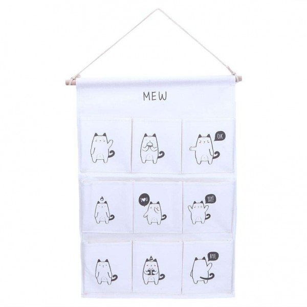 9 Bag Cartoon Wall Hang Back Door Multi ...