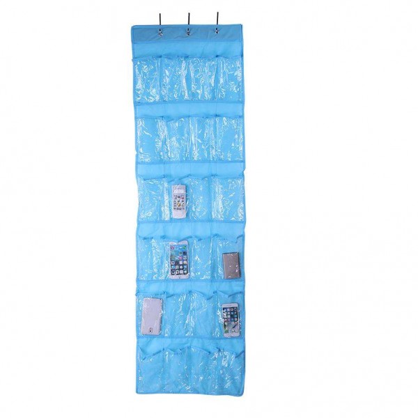 24 Pockets Hanging Organizer Shoes Bag Holder Door Back Storage Bags