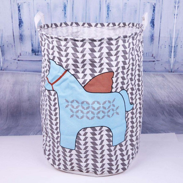 Waterproof Dirty Clothes Barrel Folding Laundry Basket Organizer