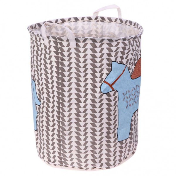 Waterproof Dirty Clothes Barrel Folding Laundry Basket Organizer