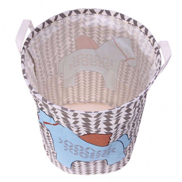 Waterproof Dirty Clothes Barrel Folding Laundry Basket Organizer