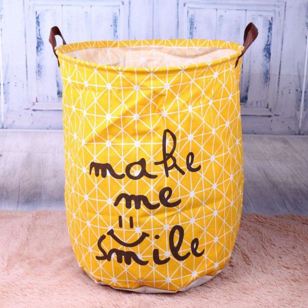 Cloth Dirty Clothes Organizer Barrel Laundry Basket Home Storage