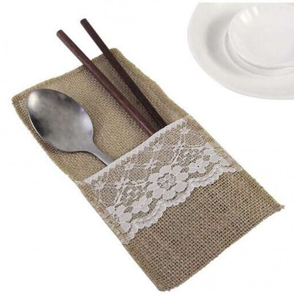 Non-woven Cloth Cutlery Holders Forks Knives Storage Bag Dinner Table Decor