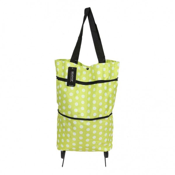 Foldable Shopping Trolley Bag Wheel Cart Tote Grocery Handbag