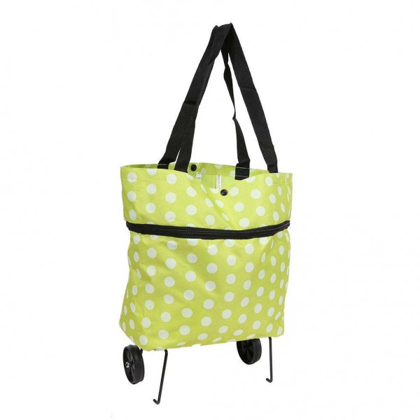 Foldable Shopping Trolley Bag Wheel Cart Tote Grocery Handbag