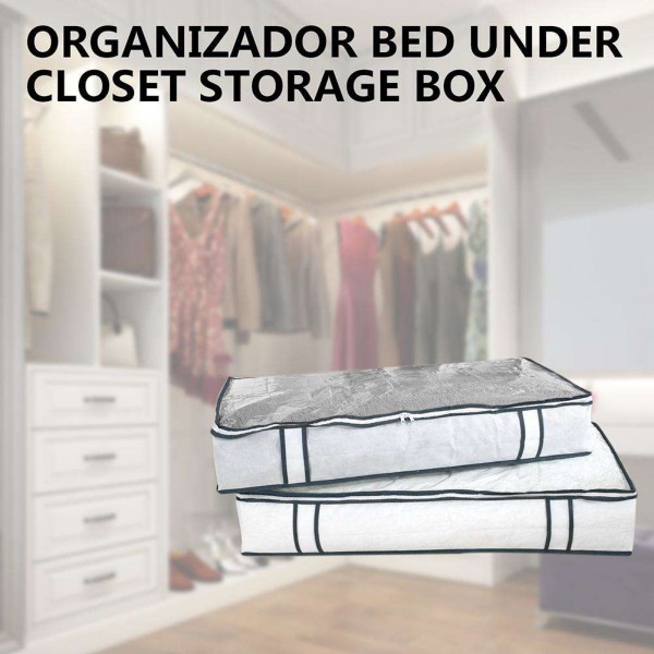 Non-woven Large Capacity Blanket Bag Under-Bed Organizer Storage Bag