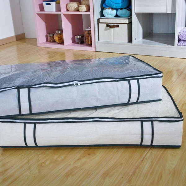 Non-woven Large Capacity Blanket Bag Under-Bed Organizer Storage Bag