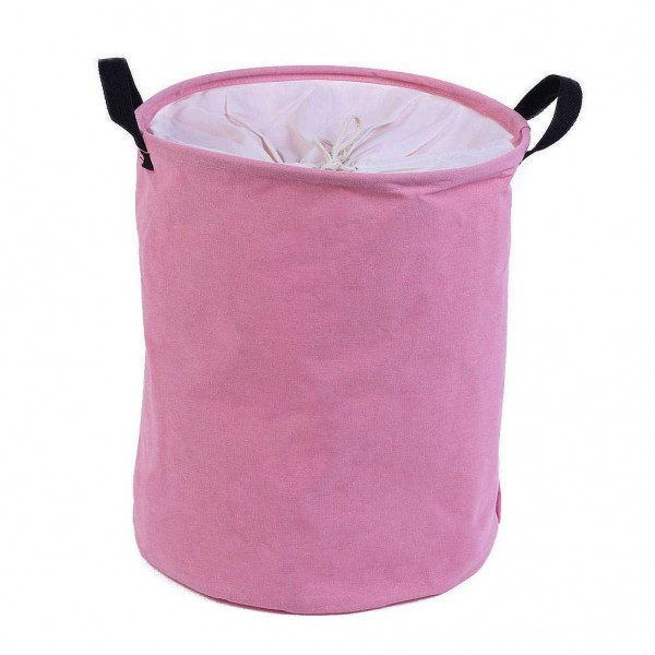 Fold Waterproof Cotton Linen Drawstring Dirty Clothes Storage Bag