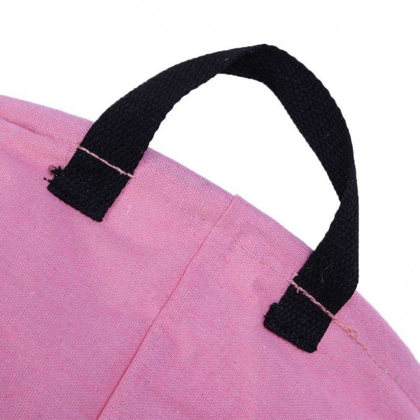 Fold Waterproof Cotton Linen Drawstring Dirty Clothes Storage Bag