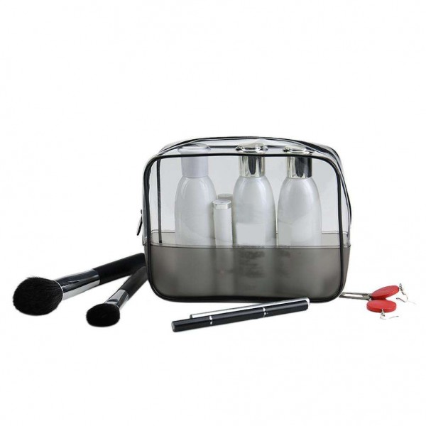 Women PVC Transparent Waterproof Plastic Travel Cosmetic Bag Storage Bag