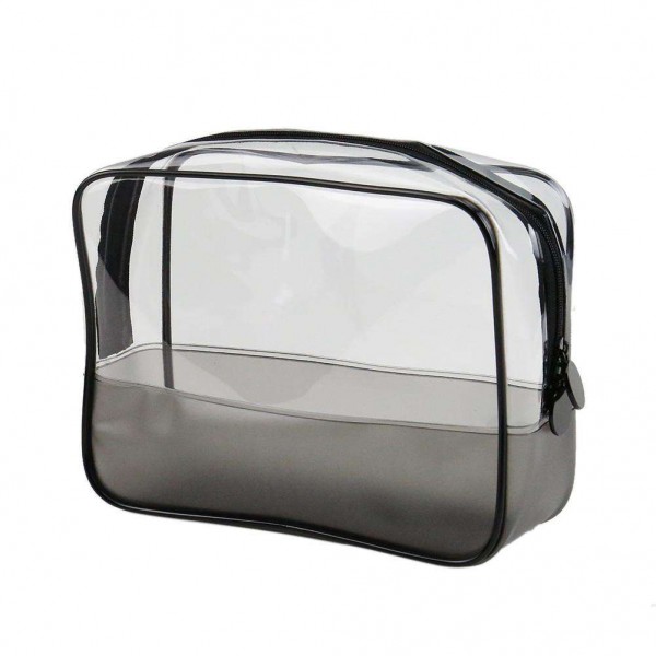 Women PVC Transparent Waterproof Plastic Travel Cosmetic Bag Storage Bag