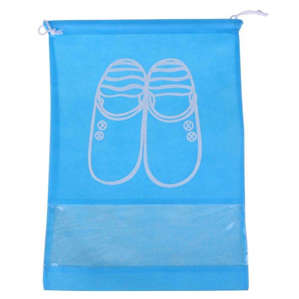 10pcs Waterproof Drawstring Shoes Storage Bags Organizer