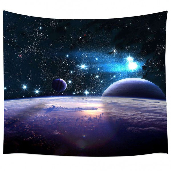 Starry Sky HD Digital Printing Wall Hanging Tapestry Picnic Pads Tablecloth