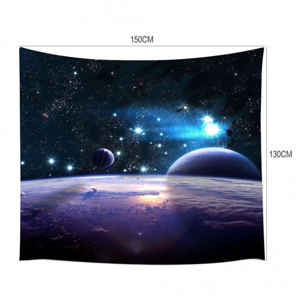 Starry Sky HD Digital Printing Wall Hanging Tapestry Picnic Pads Tablecloth