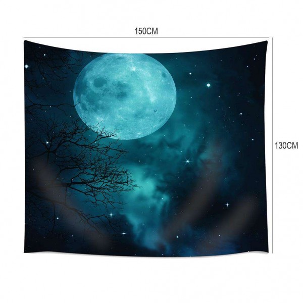 3D Starry Sky HD Digital Print Wall Hanging Tapestry Tablecloth Picnic Pads