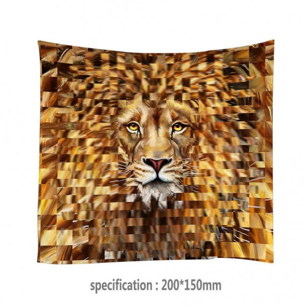 Animal Polyester Wall Hanging Tapestry Beach Towel Tablecloth