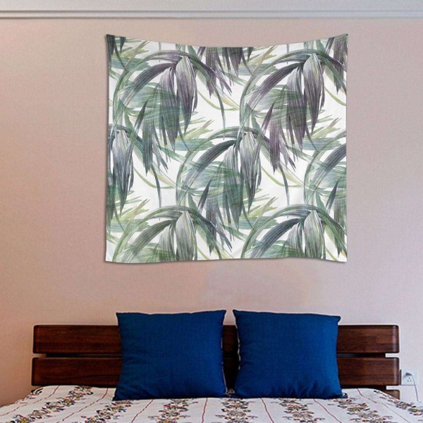 Green Leaf Polyester Tapestry Beach Towel Wall Hanging Blanket Tablecloth