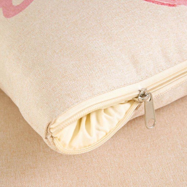 Linen Pillow Waist Cushion Quilt Dual Use Car Nap Pillow Blanket