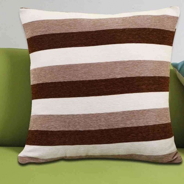 Chenille Fabric Sofa Throw Pillow Waist Cushion Cover Pillowcase