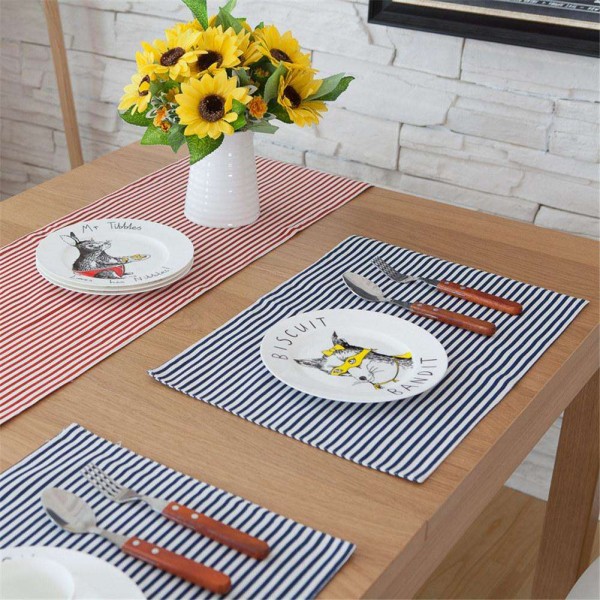 Cotton Place Mat Dinner Table Heat Proof Mats Plate Pads Coaster Tableware