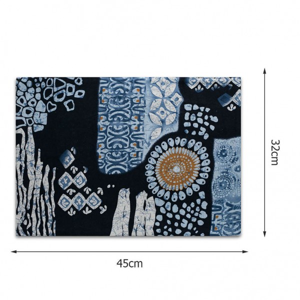 Cotton Print Place Mat Dinner Table Heat Proof Mats Bowl Plate Pads Coaster