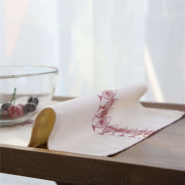 Cotton Linen Placemat Nordic Table Mats Heat Insulation Dinner Plate Pads