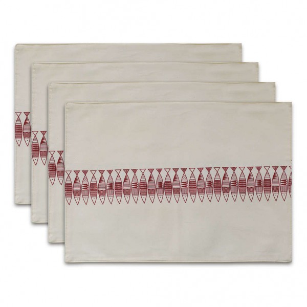 Cotton Linen Placemat Nordic Table Mats Heat Insulation Dinner Plate Pads