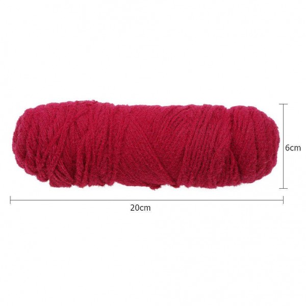 Thick DIY Scarf Cap Crochet Yarn Hand Knitting Weave Thread Sewing Material