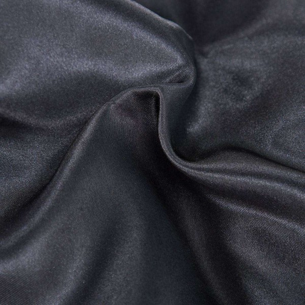 Imitated Silk Bed Sheet Wrinkle Resistant Soft Sheet Cover (Black TWIN)