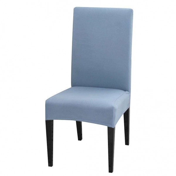 Stretch Chair Covers Light Blue Elastic Seat Case Slipcovers