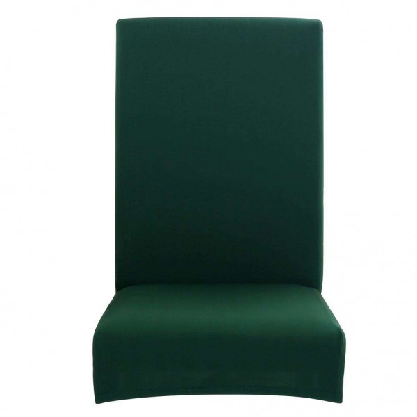 Stretch Pure Dark Green Seat Case Elastic Slipcover Chair Cover