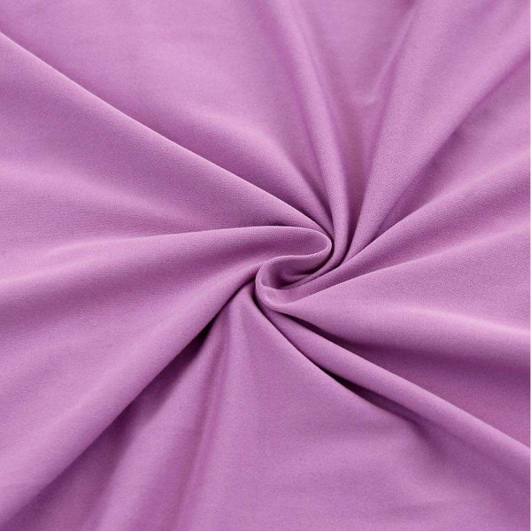 Simple Purple Stretch Seat Case Elastic Slipcover Chair Cover