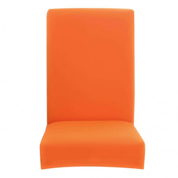 Elastic Stretch Seat Case Candy Orange Slipcover Chair Cover