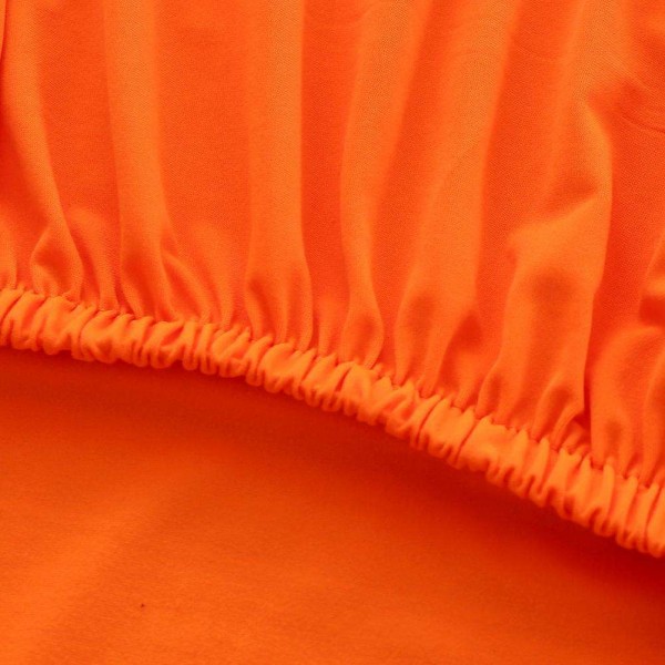 Elastic Stretch Seat Case Candy Orange Slipcover Chair Cover