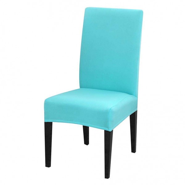 Elastic Stretch Seat Case Sky Blue Color Slipcover Chair Cover