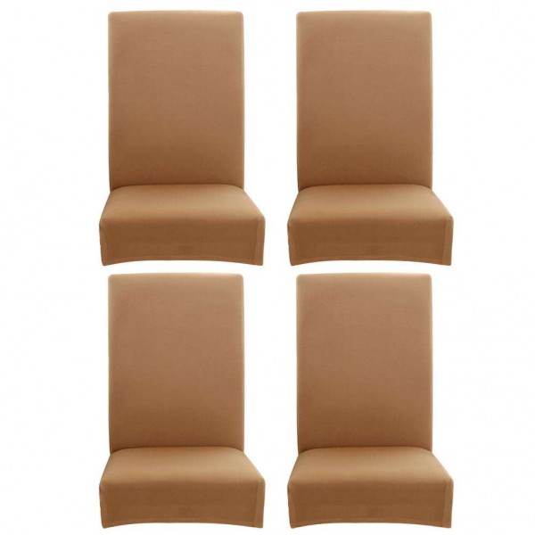 Elastic Stretch Seat Case Camel Slipcover Banquet Chair Cover