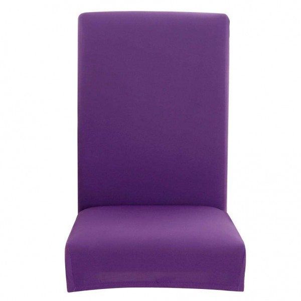 Simple Elastic Stretch Seat Cases Pure Slipcover Chair Covers