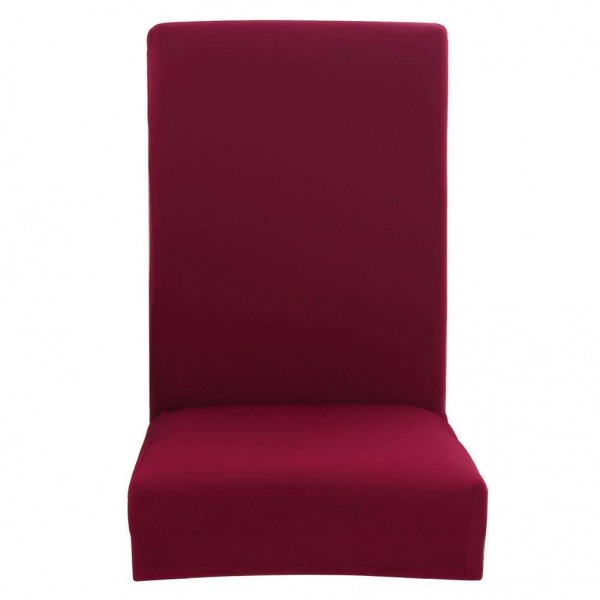 Royal Elastic Stretch Seat Case Wine Red Slipcover Chair Cover