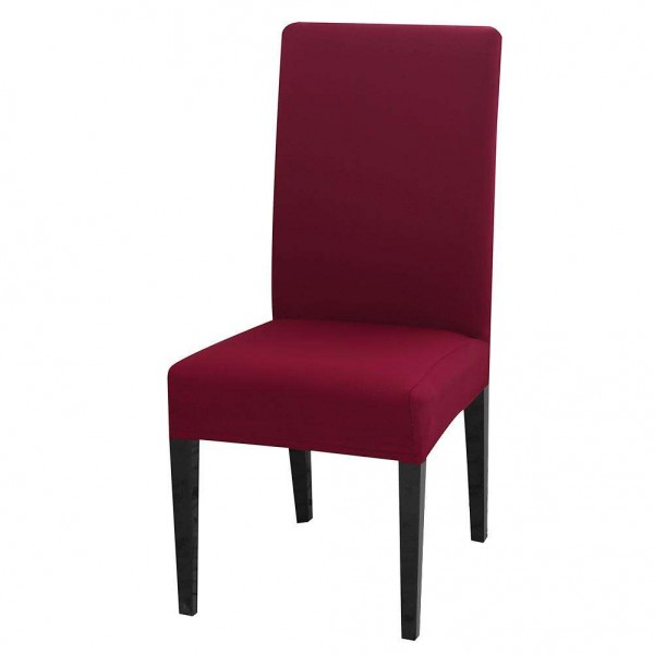 Royal Elastic Stretch Seat Case Wine Red Slipcover Chair Cover