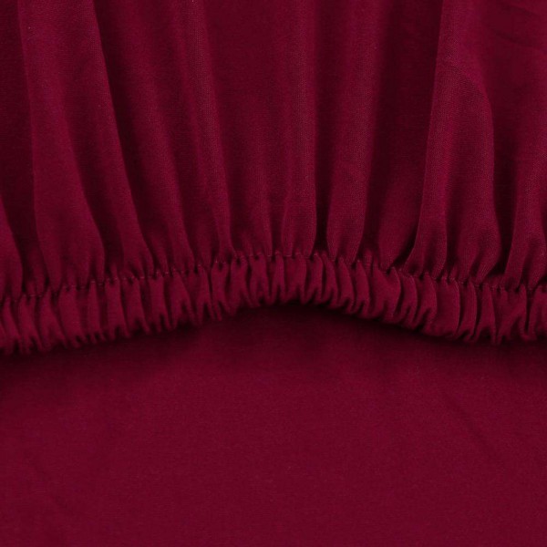 Royal Elastic Stretch Seat Case Wine Red Slipcover Chair Cover