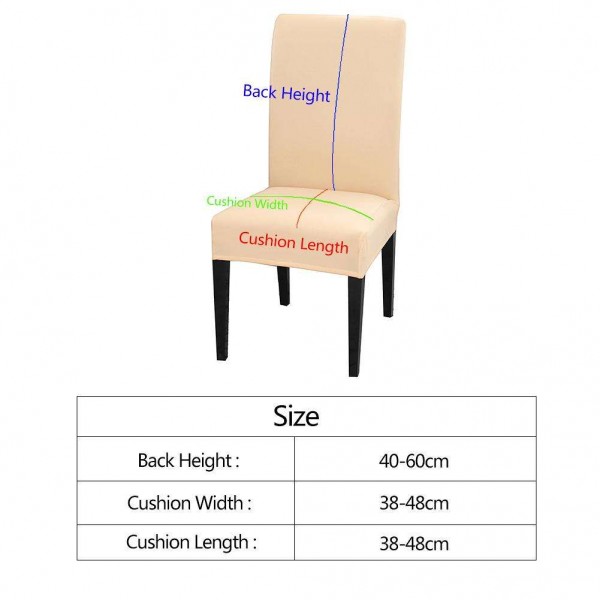 Elegant Elastic Stretch Seat Case Pure Slipcover Chair Cover