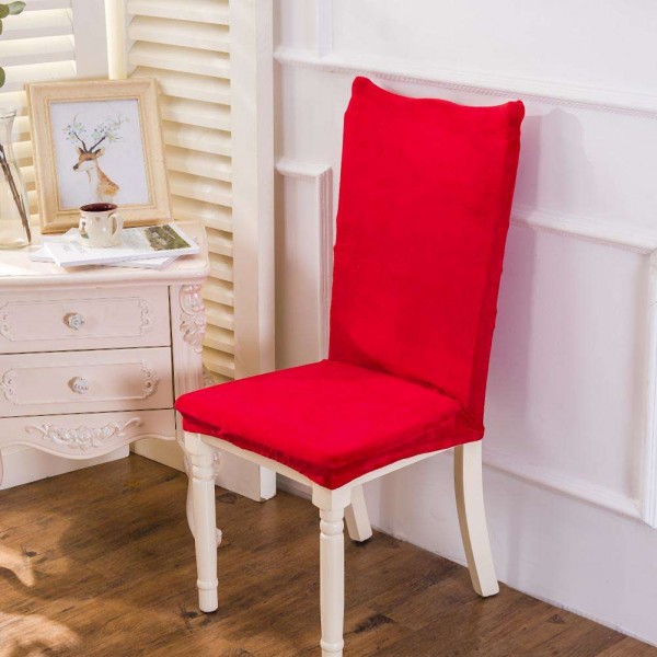 Jujube Red Color Elastic Stretch Seat Case Slipcover Chair Cover