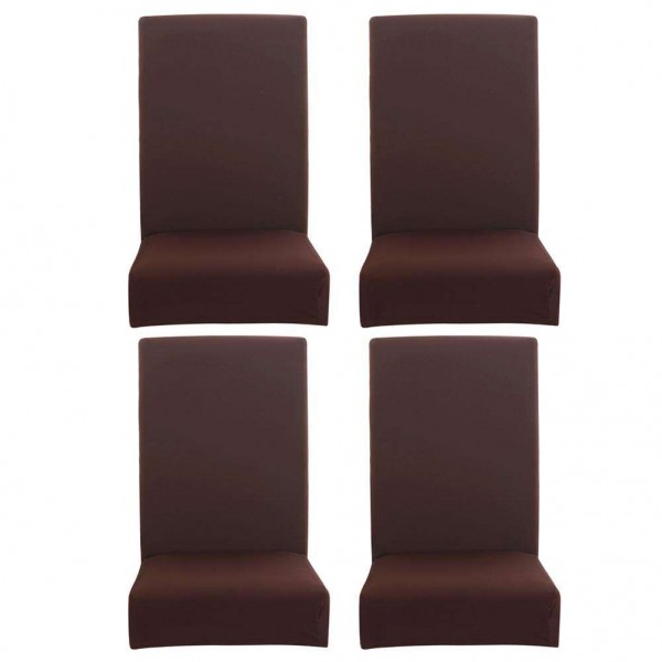 Elastic Stretch Seat Case Solid Coffee S...