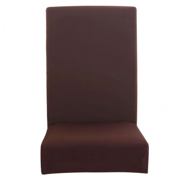 Elastic Stretch Seat Case Solid Coffee Slipcover Chair Covers